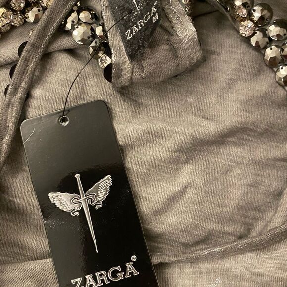 Zarqa crystal embellishments beautiful long sleeve, M - Picture 8 of 9